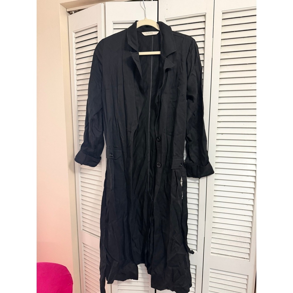 ROKOKO Black trench coat